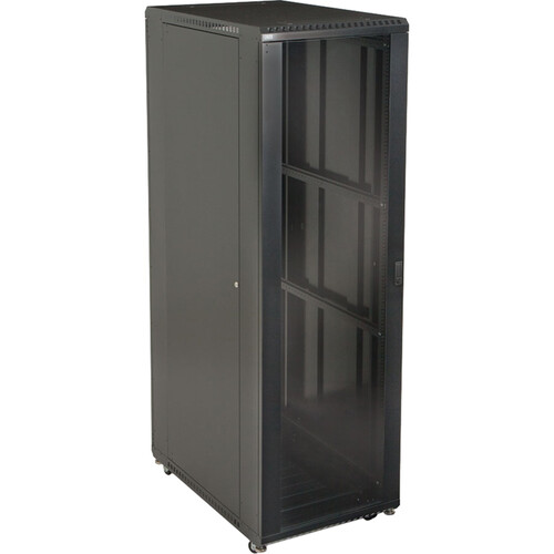 Kendall Howard 42U LINIER Server Cabinet with Two Glass Doors (36