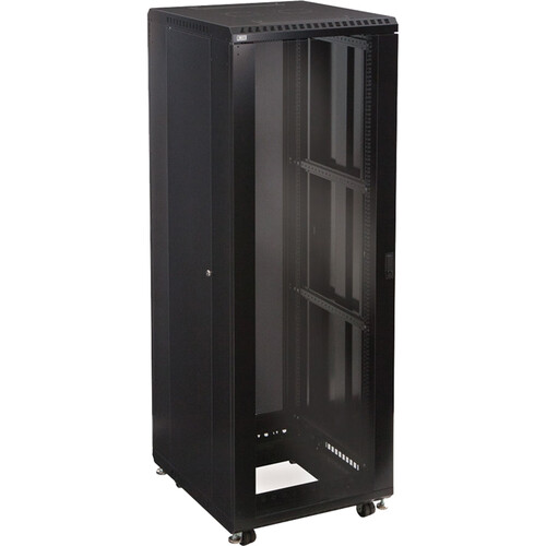 Kendall Howard 37U LINIER Server Cabinet with Two Glass Doors (24