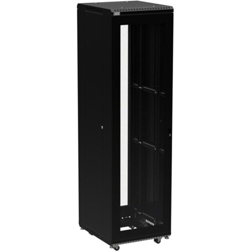 Kendall Howard 45U LINIER Server Cabinet with Two Glass Doors (24