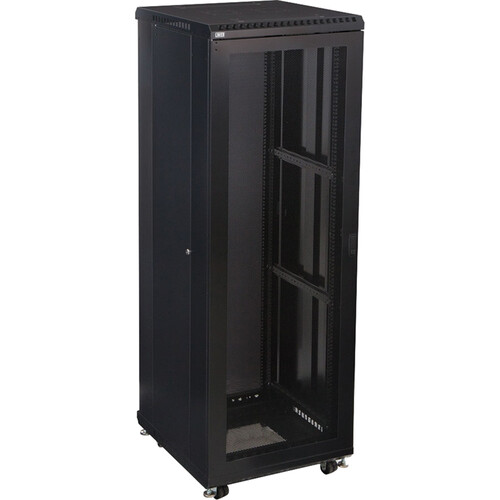 Kendall Howard 37U LINIER Server Cabinet with Vented Doors and Removable Side Panels (24
