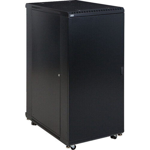 Kendall Howard 27U LINIER Server Cabinet with Solid Doors and Removable Side Panels (36