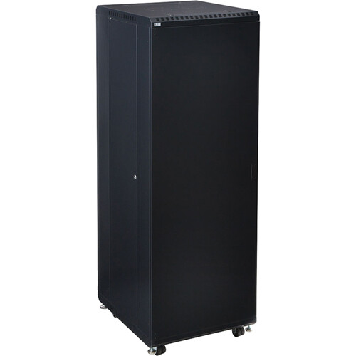 Kendall Howard 37U LINIER Server Cabinet with Solid Doors and Removable Side Panels (24