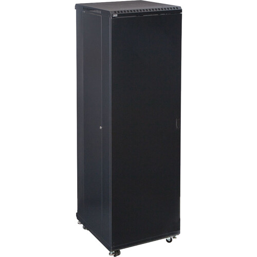 Kendall Howard 42U LINIER Server Cabinet with Solid Doors and Removable Side Panels (24