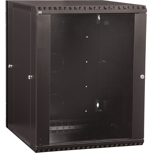 Kendall Howard 15 RU LINIER Swing-Out Wall Mount Cabinet with Glass Door