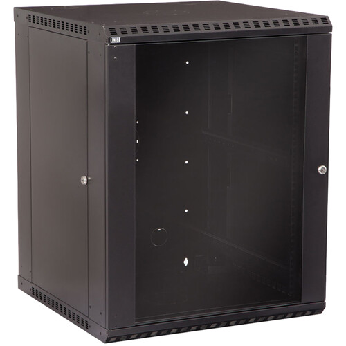 Kendall Howard 15 RU LINIER Fixed Wall Mount Cabinet with Glass Door