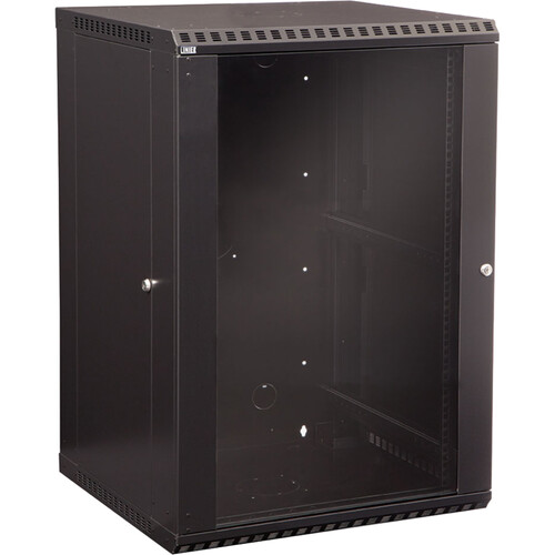Kendall Howard 18 RU LINIER Fixed Wall Mount Cabinet with Glass Door
