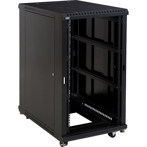 Kendall Howard 22 RU LINIER Server Cabinet with Side Panels (36