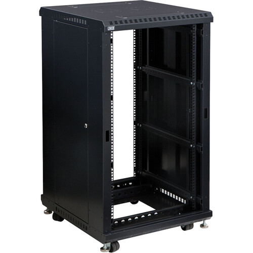 Kendall Howard 22 RU LINIER Server Cabinet with Side Panels (24
