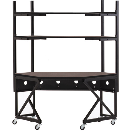 Kendall Howard Performance 100 Series Corner LAN Station/Workbench (Mahogany)
