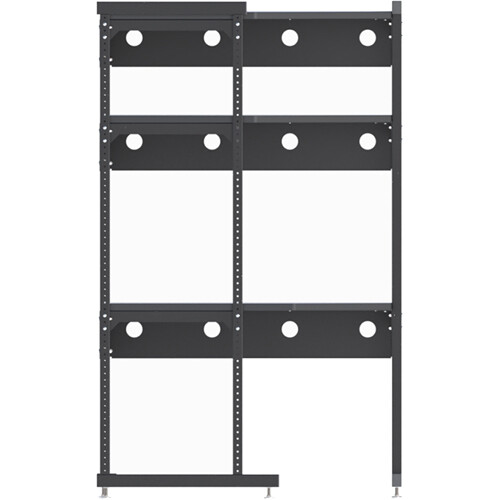 Kendall Howard Corner Performance Plus Heavy-Duty LAN Station