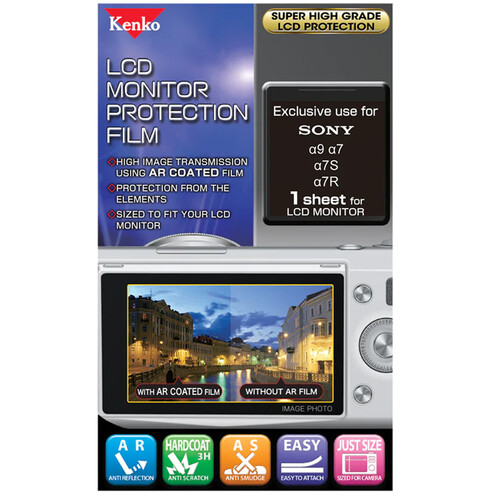 Kenko LCD Monitor Protection Film for the Sony a7R IV a7 III or a9 II Camera