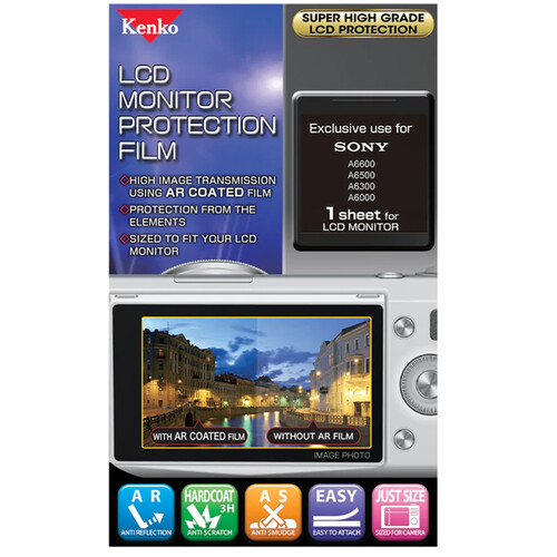 Kenko LCD Monitor Protection Film for the Sony a6600 a6500 a6300 or a6000 Camera