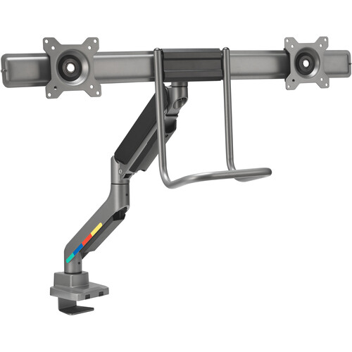 Kensington SmartFit Dual Gas Arm with Crossbar and Handle