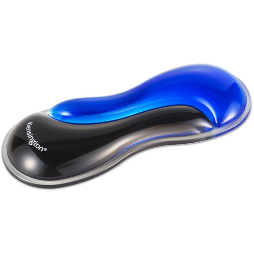 Kensington Slim Duo Gel Mouse/Trackball Wrist Rest (Blue and Black)
