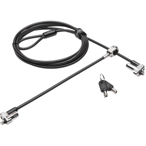 Kensington N17 Keyed Dual Head Laptop Lock for Dell Devices (Master Keyed)