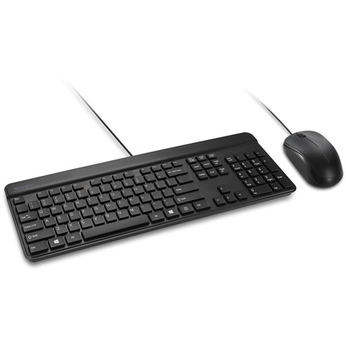 Kensington KM201 Simple Solutions Wired Keyboard and Mouse Desktop Set