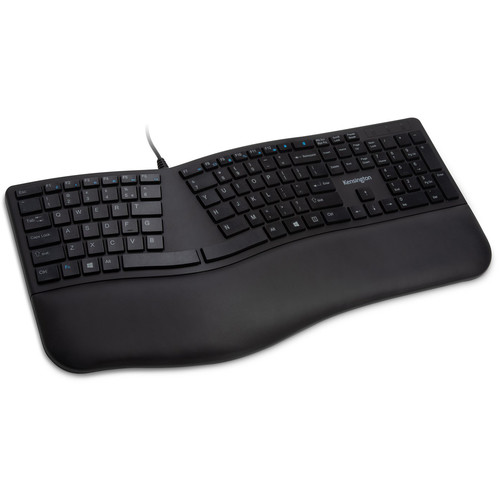 Kensington Pro Fit Ergo Wired Keyboard (Black) K75400US B&H