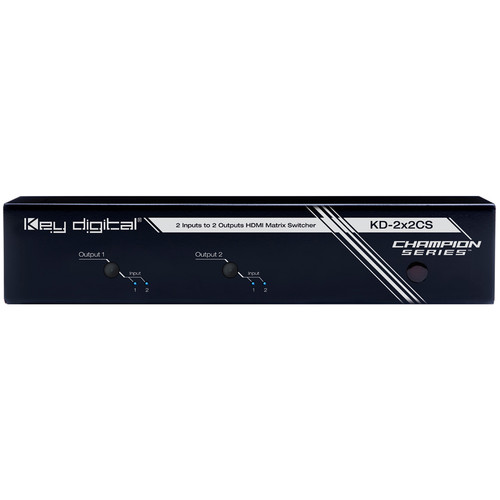 Key Digital KD2x2CS HDMI Matrix Switcher KD2X2CS B&H Photo
