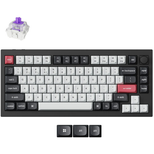 Keychron Q1 HE QMK Wireless Keyboard (Carbon Black)