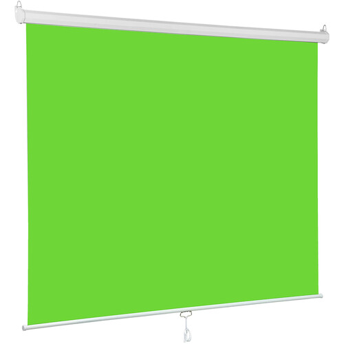 KHOMO GEAR Pull-Down Backdrop (Chroma-Key Green 84 x 84
