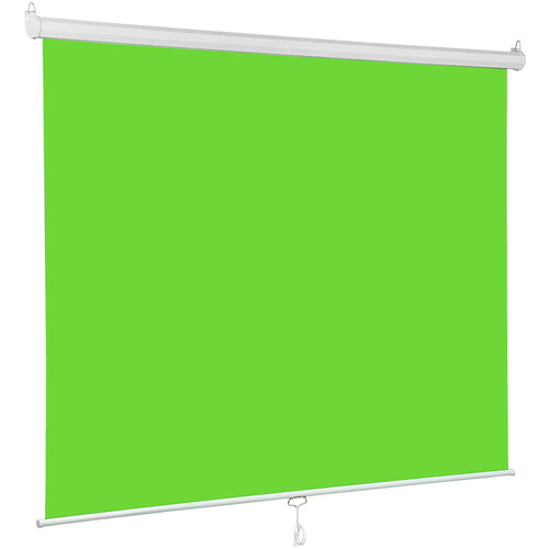 KHOMO GEAR Pull-Down Backdrop (Chroma-Key Green 84 x 84