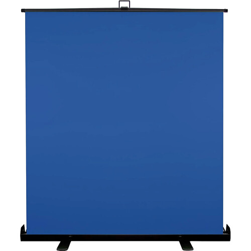 KHOMO GEAR Extra-Large Pull-Up Backdrop Screen (Chroma Blue 62 x 77