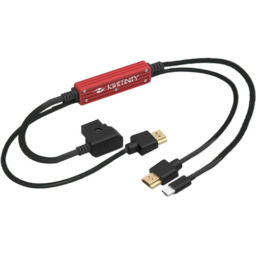 Kinefinity D-Tap to USB-C and HDMI Combo Viewfinder Cable (19.7