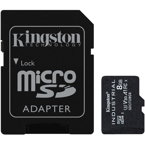 Kingston 8GB Industrial UHS-I microSDHC