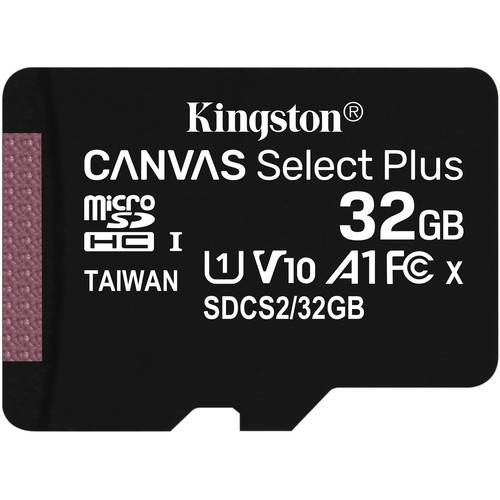 Карта памяти kingston canvas select plus sdhc 32 гб