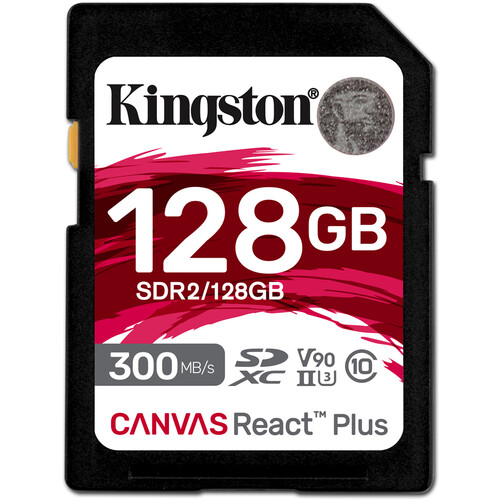 Kingston 128GB Canvas React Plus UHS-II