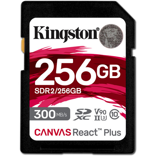 Kingston 256GB Canvas React Plus UHS-II