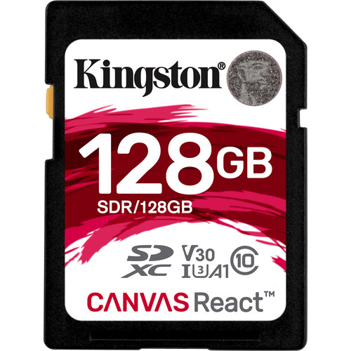 Карта памяти microsdxc uhs i u1 kingston canvas select plus 128 гб