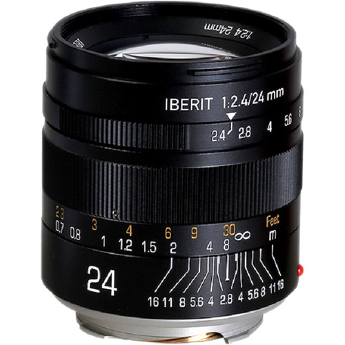 KIPON Iberit 24mm f/2.4 Lens for Leica M (Black)