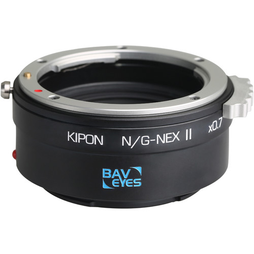 KIPON Baveyes 0.7x Mark 2 Lens Mount Adapter for Nikon F-Mount G-Type Lens to Sony E-Mount Camera
