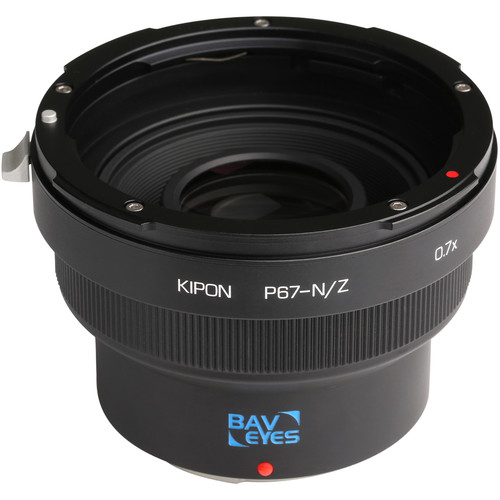 KIPON Baveyes 0.7x Lens Mount Adapter for Hasselblad V-Mount Lens to Nikon Z-Mount Camera