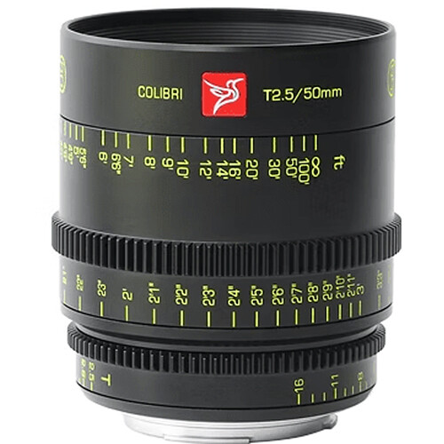 KIPON Colibri 50mm T2.5 Full-Frame Cine Lens (L-Mount)