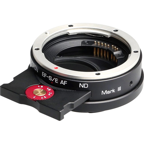 KIPON Mark 3 Neutral Density Autofocus Lens Mount Adapter for Canon EF-Mount Lens to Sony E-Mount Camera