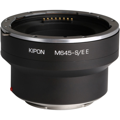 KIPON Electronic Lens Mount Adapter for Mamiya Brand Mamiya 645-Mount Lens to Sony E-Mount Camera