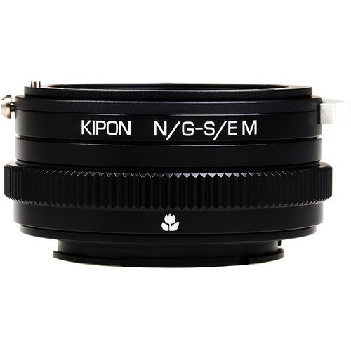 KIPON Macro Lens Mount Adapter with Helicoid for Nikon F-Mount G-Type Lens to Sony-E Mount Camera