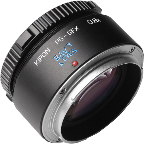 KIPON 0.8x Focal Reducer for Pentacon 6 Lens to FUJIFILM GFX Camera