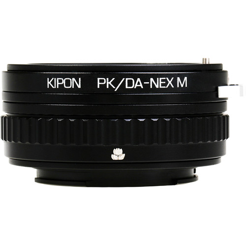 KIPON Macro Lens Mount Adapter with Helicoid for Pentax K-Mount DA-Series Lens to Sony-E Mount Camera