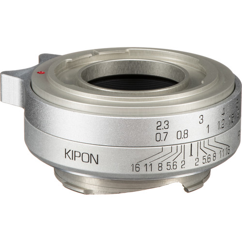 KIPON Lens Mount Adapter for Voigtlander Prominent-Mount Lens to Leica M-Mount Camera (Silver)