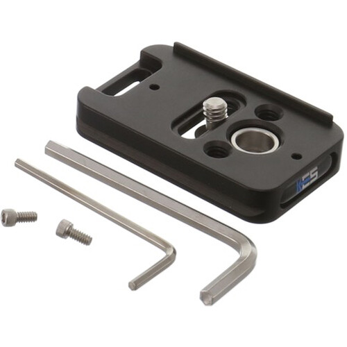 Kirk PZ-17 Universal Camera Plate with QD Port for Select Canon FUJIFILM Nikon and Sony Cameras