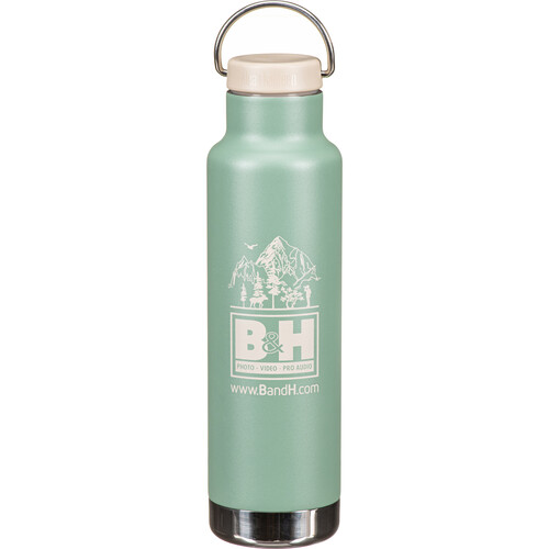 Klean Kanteen Insulated Classic Water Bottle with Loop Cap with Steel Bale (20 oz Sea Spray)