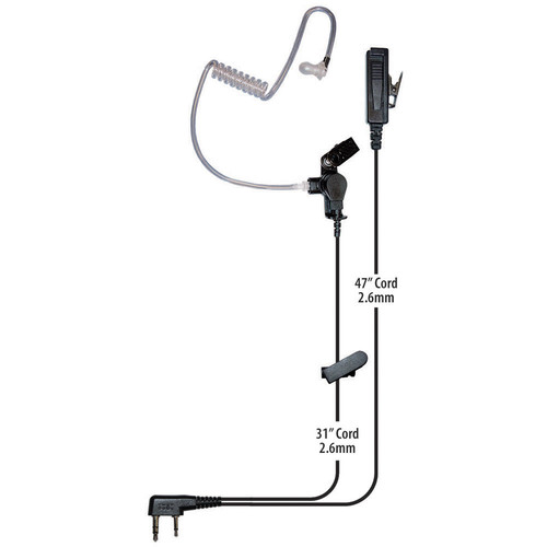 Klein Electronics Director-K1 2-Wire Surveillance Kit with Kenwood 2-Prong Connector
