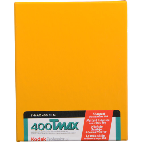 Kodak Professional T-Max 400 Black and White Negative Film (4 x 5