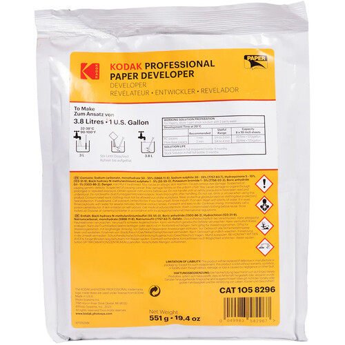 Kodak Professional DEKTOL Paper Developer (To Make 1 gal)
