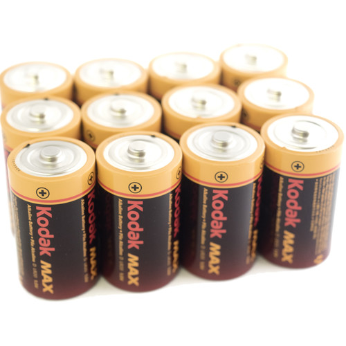 Kodak Max Alkaline D Battery (12-Pack)