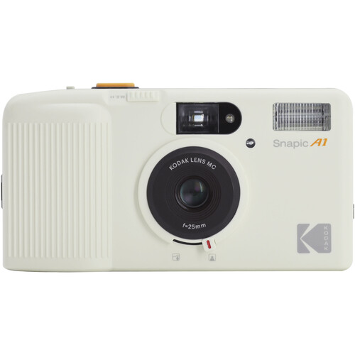 Kodak Snapic A1 35mm Film Camera (Ivory White)