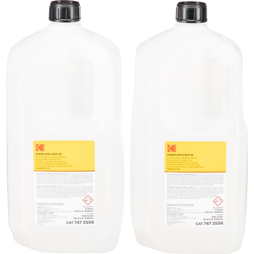 Kodak ECN-2/ECP-2E Stop Bath and Replenisher Kit (2 x 5L Bottles to Make 100L per Bottle)